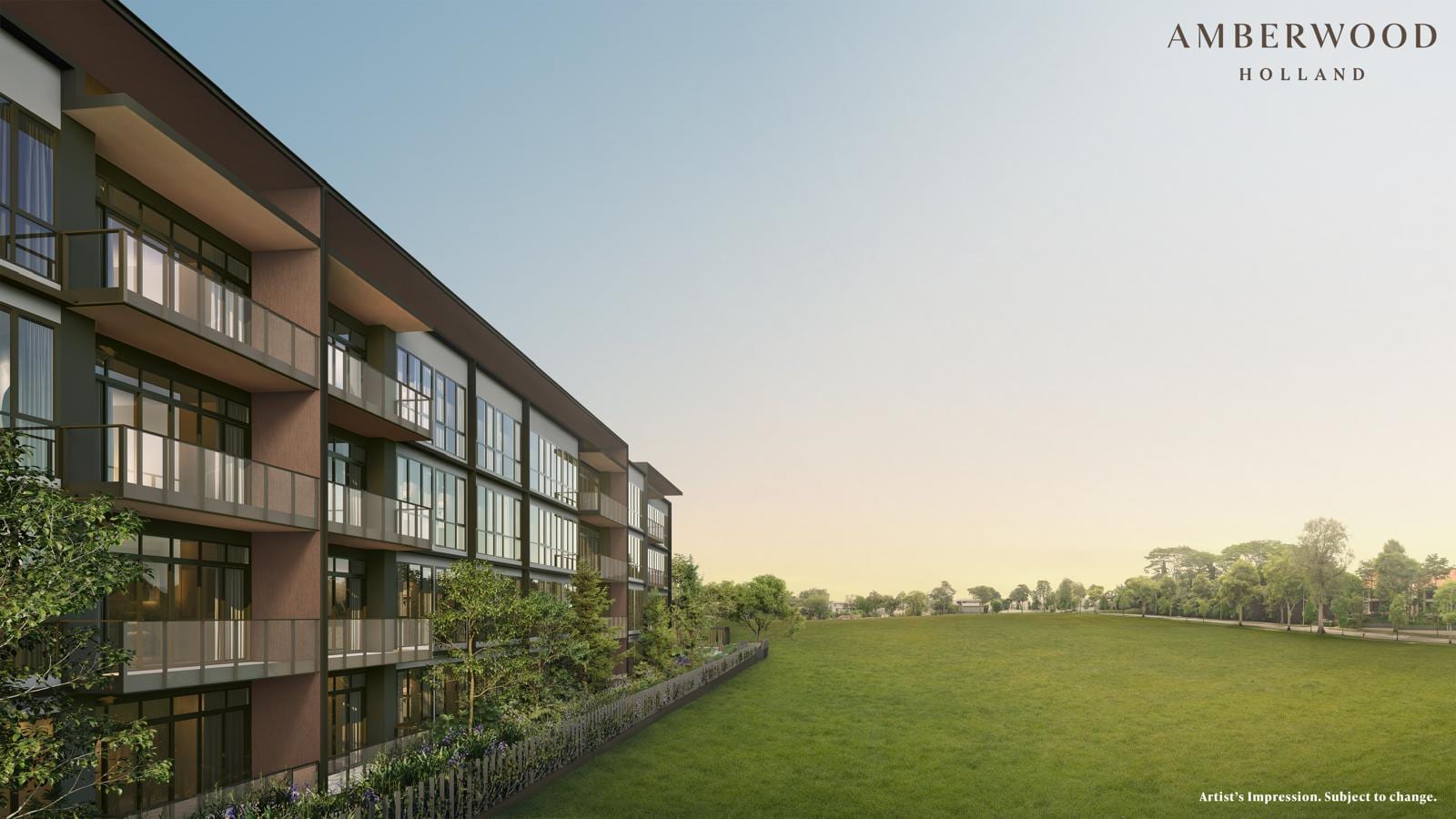 Amberwood at Holland — 99-year leasehold, 212-unit boutique development by Sim Lian Group in District 10, Singapore
